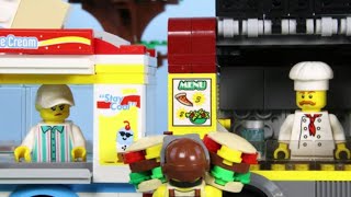 LEGO City Burger Truck STOP MOTION LEGO Burger Truck Brick Build | Billy Bricks | WildBrain