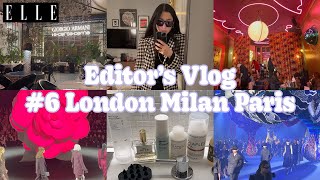 【Editor's Vlog エディターYUKINO編】怒涛の🇬🇧→🇮🇹→🇫🇷コレクション取材！ おしゃれミュージアムも堪能｜Editor's Vlog｜ ELLE Japan