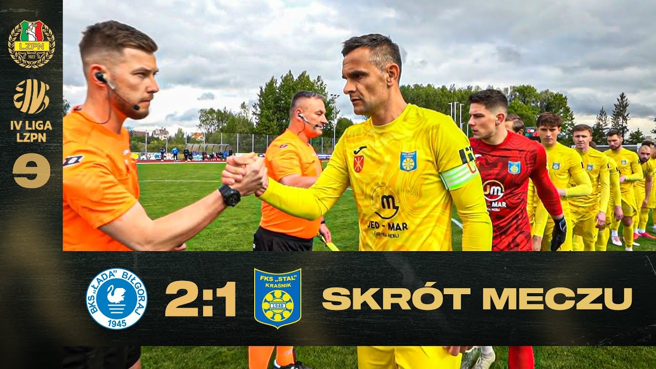 Skrót meczu: Łada 1945 Biłgoraj - Stal Kraśnik 2:1 