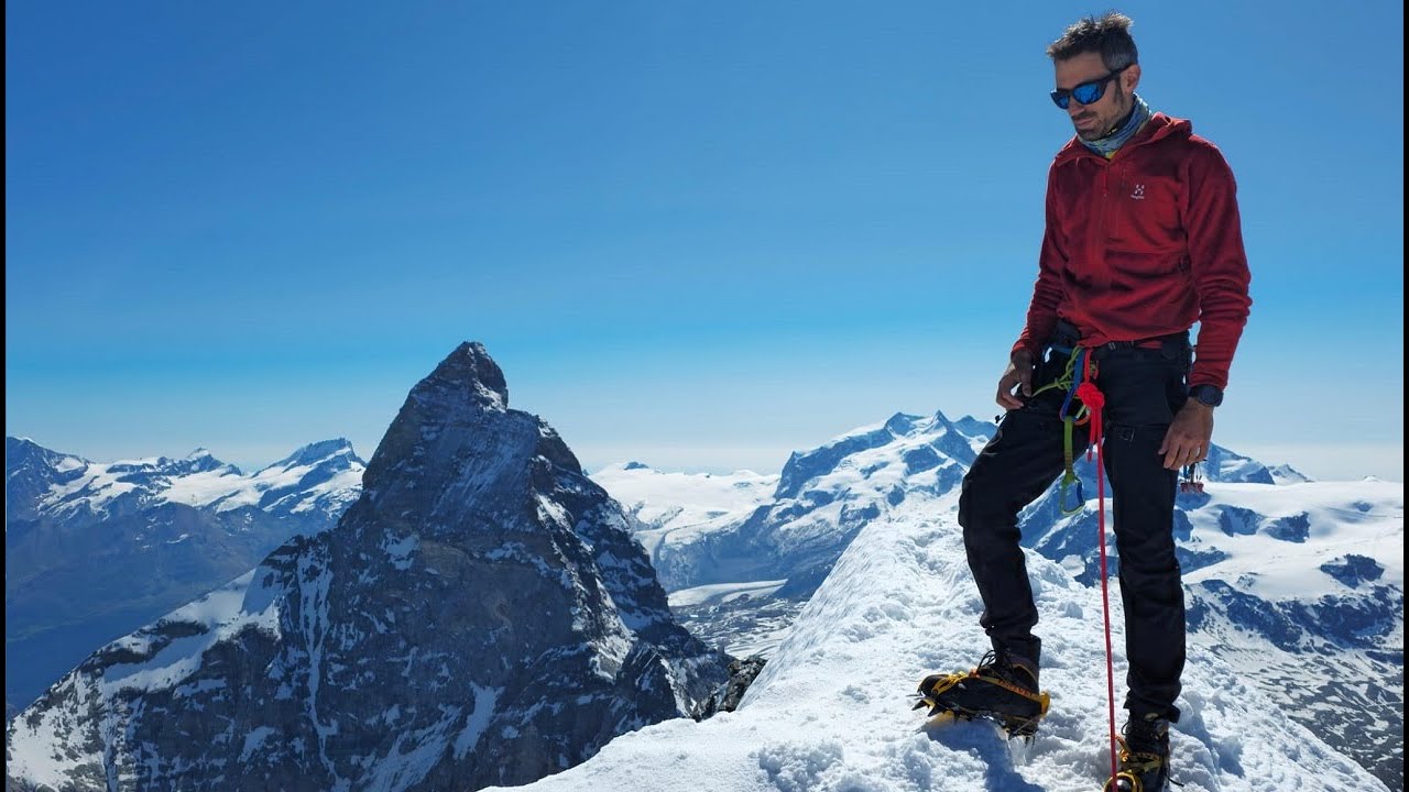 Dent d'Hérens (4173m, Tiefenmatten ridge)