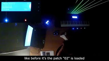 playlist creation from the video tutorial of our laser harp controller LHC1