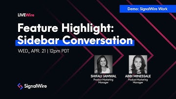 LIVEWire: Feature Highlight : Sidebar Conversation