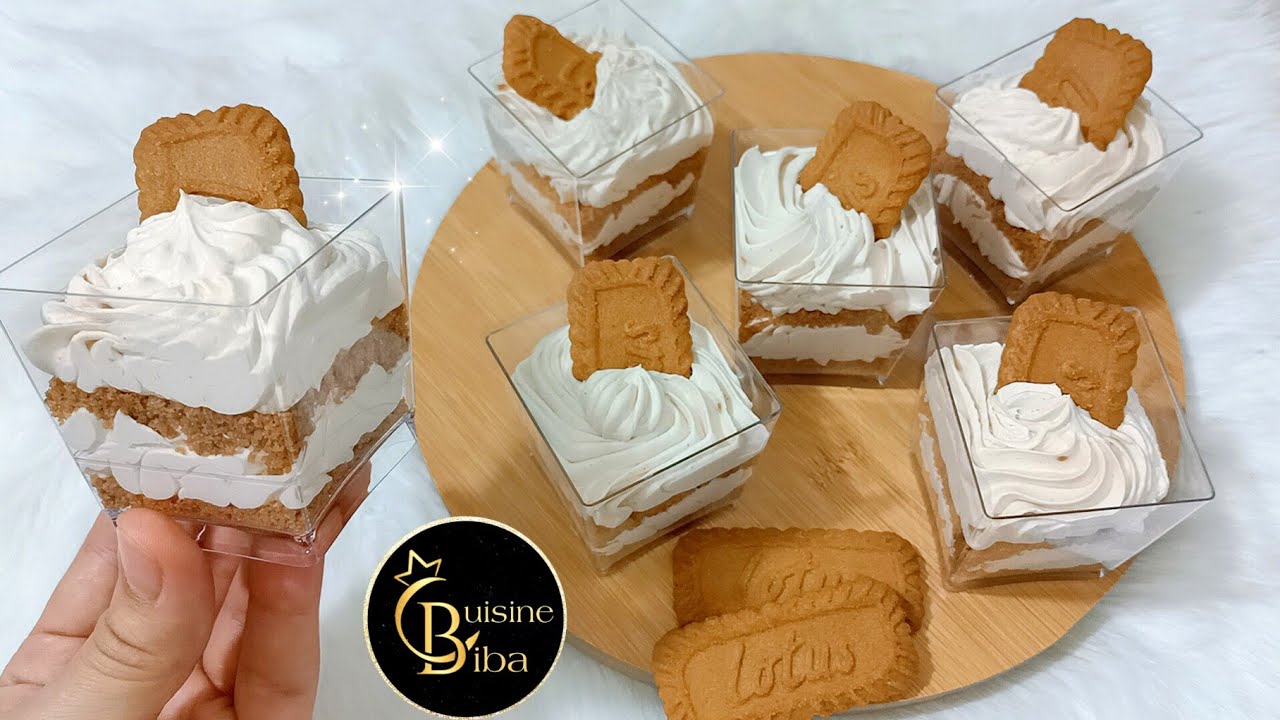 تحلية اللوتس Verrines spéculoos