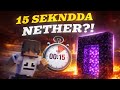NETHER PORTALGA TEZ KIRISH IMKONI BORMI ? | Minecraft uzbekcha