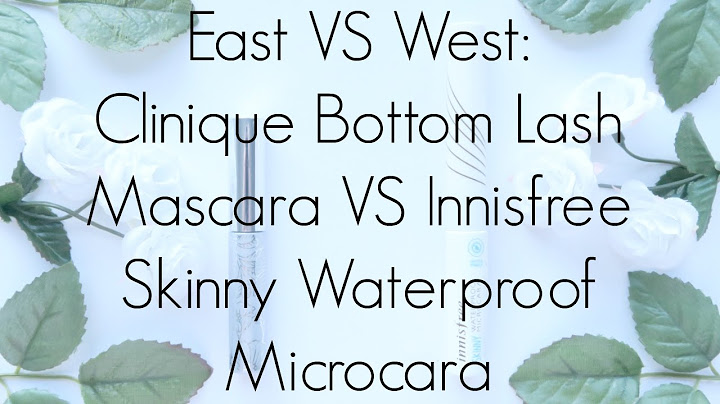 Mascara innisfree skinny waterproof microcara review