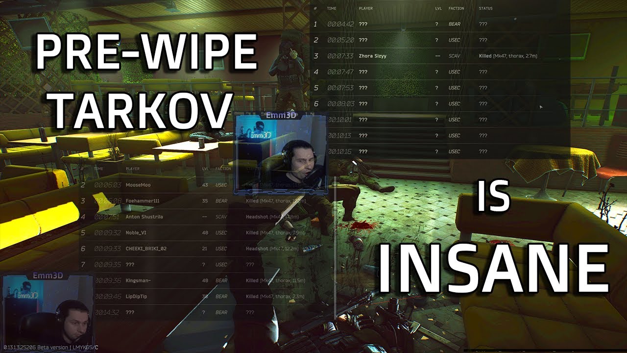Pre Wipe Tarkov is INSANE - Escape From Tarkov - YouTube