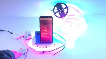 How to Control Addressable LED Light Strip Through Bluetooth LED Controller - superlightingled