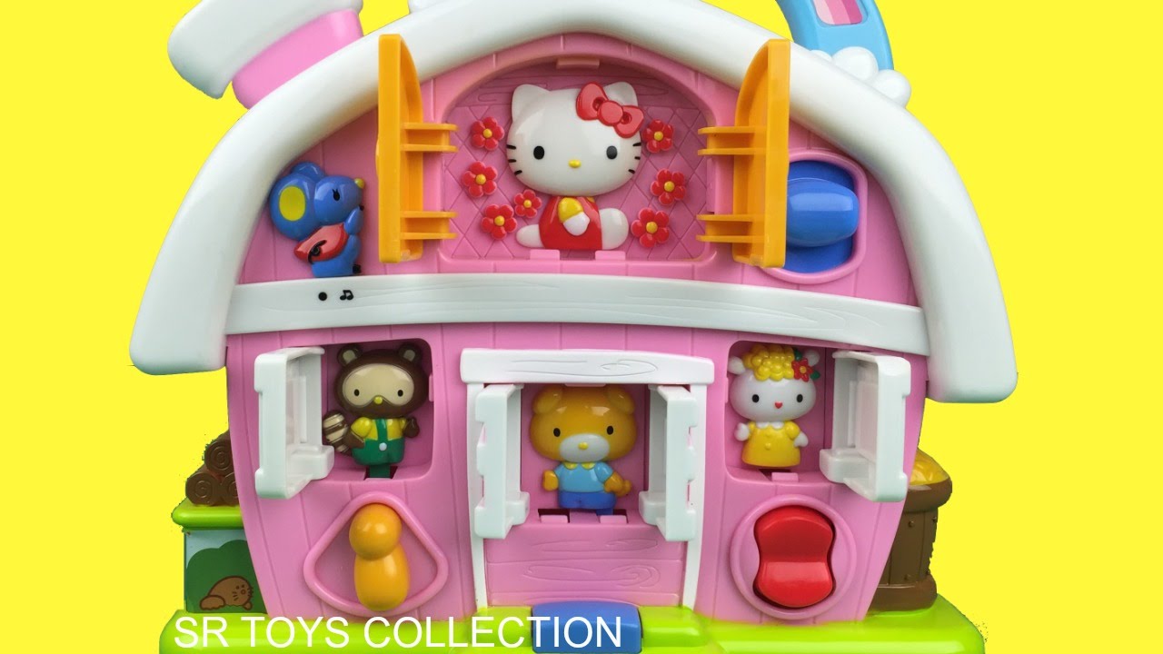 HELLO KITTY Musical Farm House listen to nursery rhymes behind each door