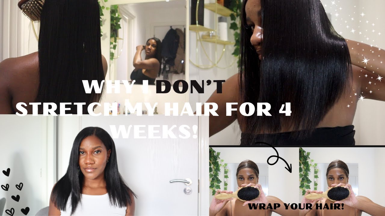 WHY I DON'T STRETCH MY SILK PRESSED STRAIGHT NATURAL HAIR for 4 WEEKS! | Natural Nadine