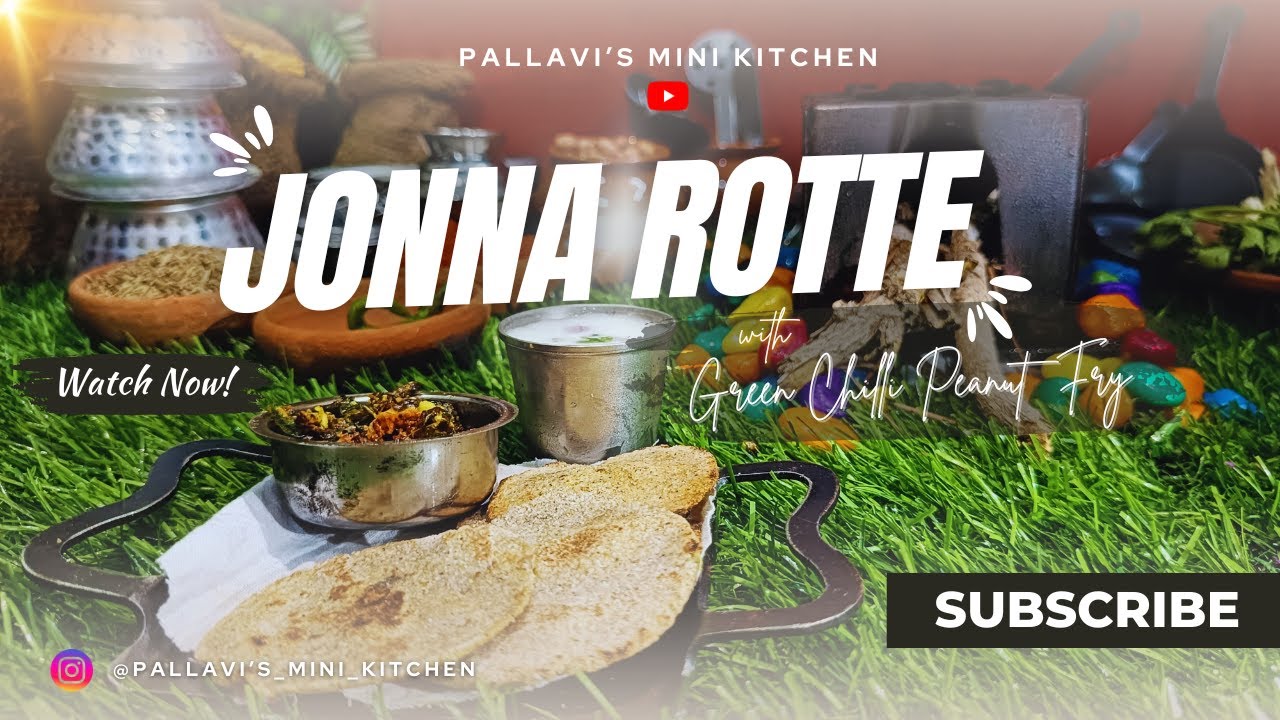 Pacha Rotti Jonna Rotte with Pachi Karram Telangana special Recipe|| Pallavi's Mini ...