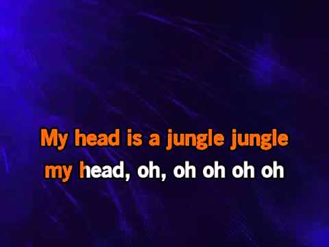 Karaoke My Head Is A Jungle - Video with Lyrics - Wankelmut