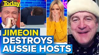 Jimeoin's bad dad jokes break Aussie TV hosts | Today Show Australia