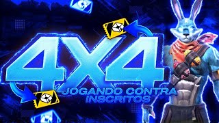 🔥 FREE FIRE AO VIVO - THEX 🔥 4x4 🔥 JOGANDO 4x4 COM OS CRIA 🔥 SALA PERSONALIZADA 🔥 CS 🔥24Hrs #3K