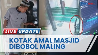 Bocah Bobol Kotak Amal Masjid di Rajabasa Terekam CCTV, Pelaku Dibebaskan Lantaran Kasihan