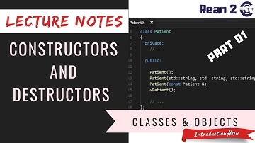 រៀនពីC++ | Constructors and Destructors - Part01 | Classes & Objects[ Intro#04 ] (ភាសាខ្មែរ)