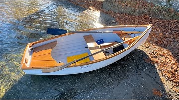 Classic Whitehall Spirit® Minto 9 Dinghy Tender Pond Rowing And Sailing Boat