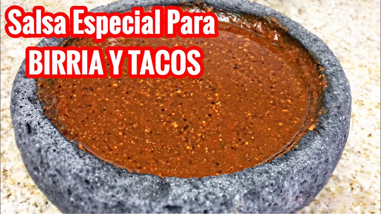 SALSA SABROSA PICOSA PARA BIRRIA Y TACOS MUY FÁCIL. RECETA DE LA ABUELA -  YouTube