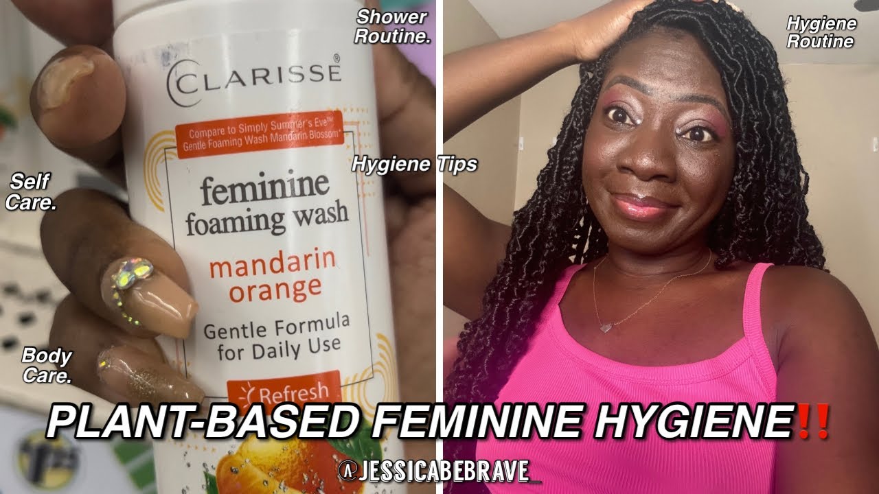 PLANT BASED FEMININE HYGIENE‼️☺️🙃 MANDARIN ORANGE SCENTED SELF CARE