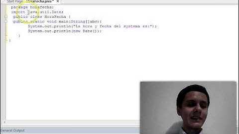 Video tutorial sobre la hora y la fecha del sistema en jcreator