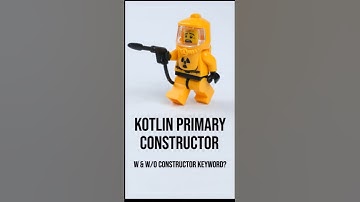 Kotlin Primary Constructor and the `constructor` keyword #Shorts