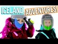 SEEING NORTHERN LIGHTS + SNOWMOBILING IN ICELAND!