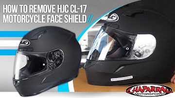 How To Change The Face Shield On HJC CL-17 Motorcycle Helmet at Chapmoto.com
