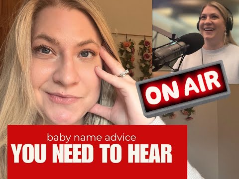 Baby Name Consultant Radio Interview and Insights
