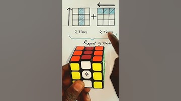 Magic 😱🤞 Trick to Solve Rubik Cube Repeat 5 time #rubikscube #shorts #youtubeshorts