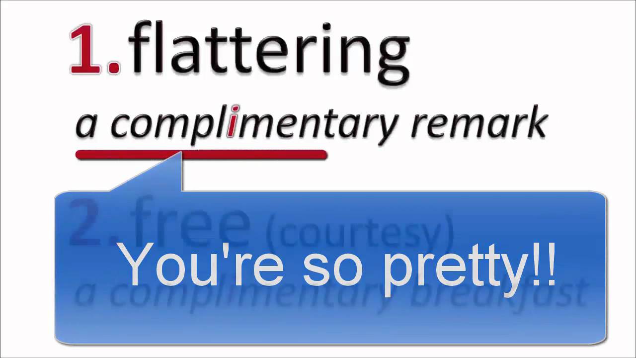english lesson complimentary vs complementary youtube