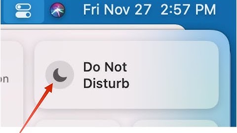 Do Not Disturb Mode Not Working On MacOS
