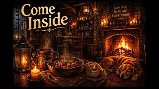 The Hearthside Tavern 🔥 Cozy Fantasy Tavern Ambience for Study, Sleep, Relaxation &amp; D&amp;D (20 Minutes)