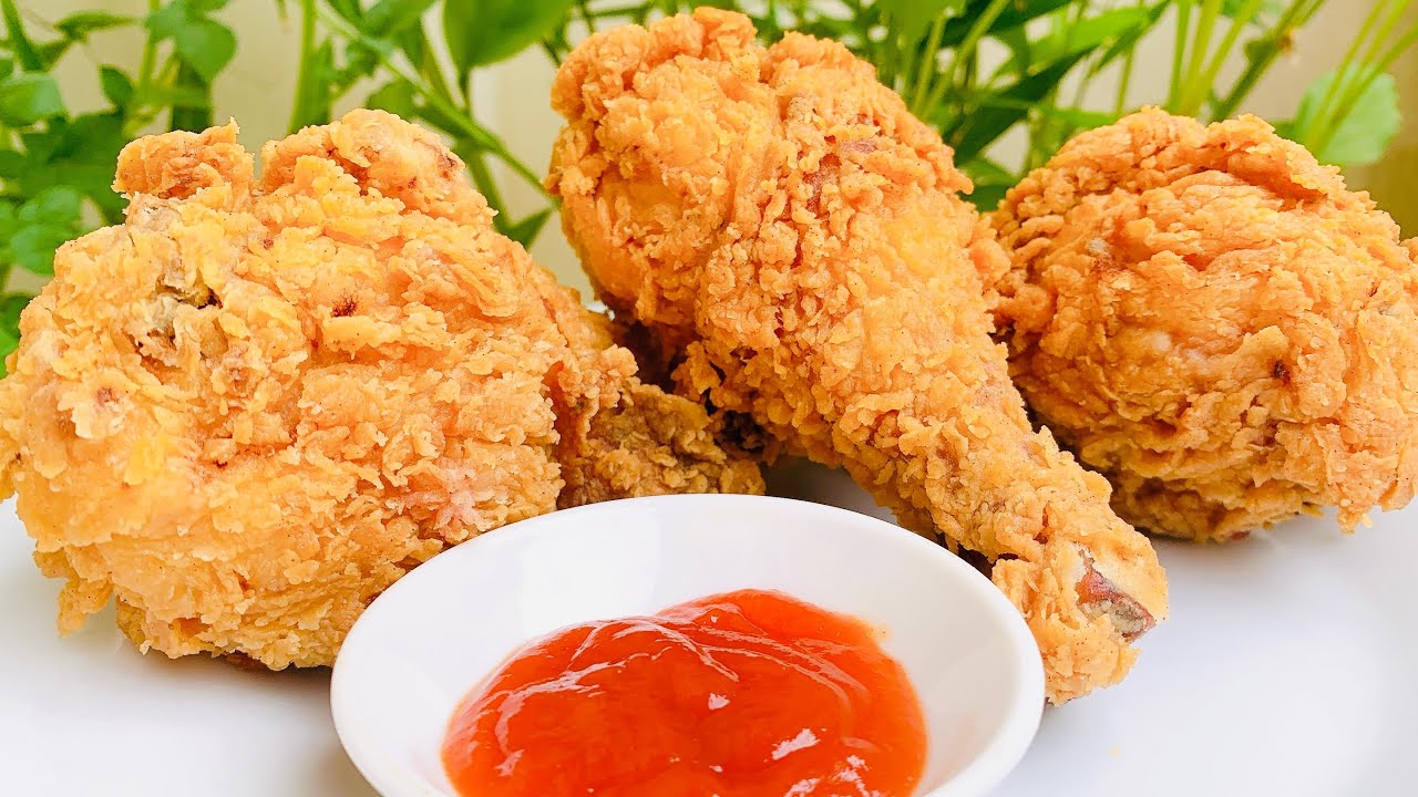 Bí quyết làm gà rán KFC giòn ngon đẹp mắt như ngoài tiệm