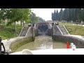 Les 9 ecluses (sluisjes) de Fonserane in het Canal du Midi