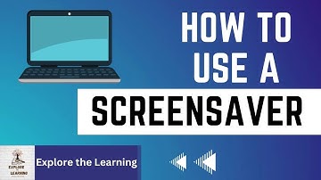 How to set your name and picture as screensaver in computer or laptop?