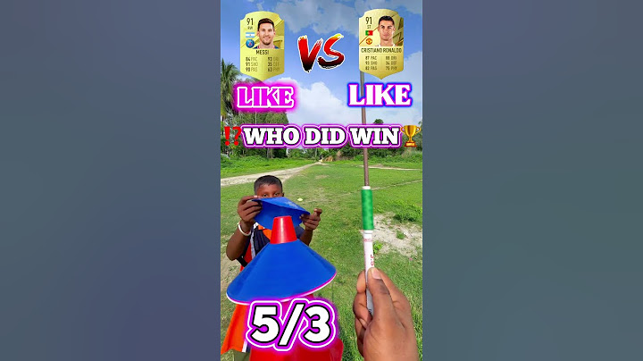 ⁉️Ronaldo Vs Messi Challenges Who Did Win🏆#ronaldo #messi #cr7