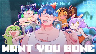 【4人】Want you Gone [Portal] - Happy Birthday HISA!! ❤ [Cover]