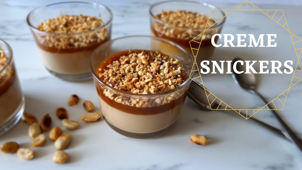 CREME SNICKERS SANS GLUTEN ET SANS LACTOSE - YouTube