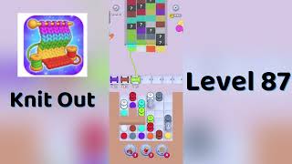 🧶 Knit Out Level 87 Walkthrough | Step-by-Step Guide 🎮 | SolutionGuruji