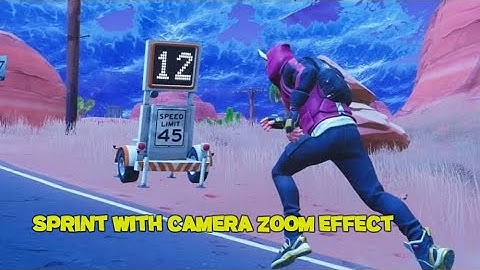 Player Sprint With Camera Zoom Effect in Unreal Engine