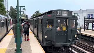 (MTA Train Parade 2023) R1/9 Passing by Sheepshead Bay Station.