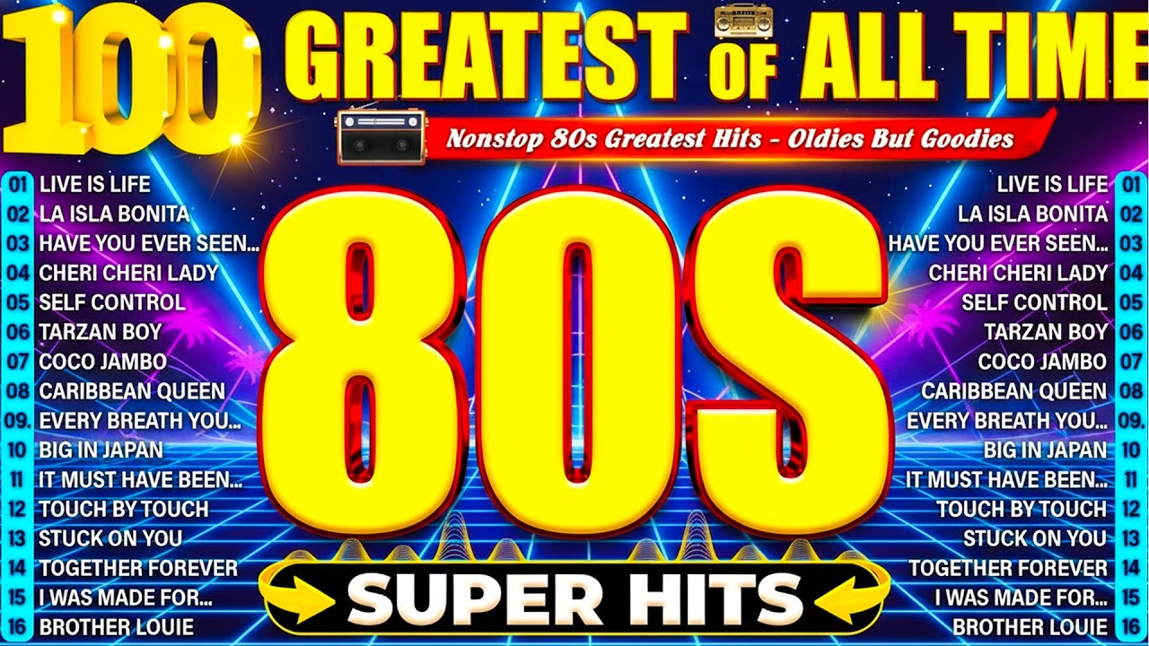 Best of 80s Music Legends - Tears For Fears, Madonna, Cyndi Lauper, Modern Talking, Michael Jackson