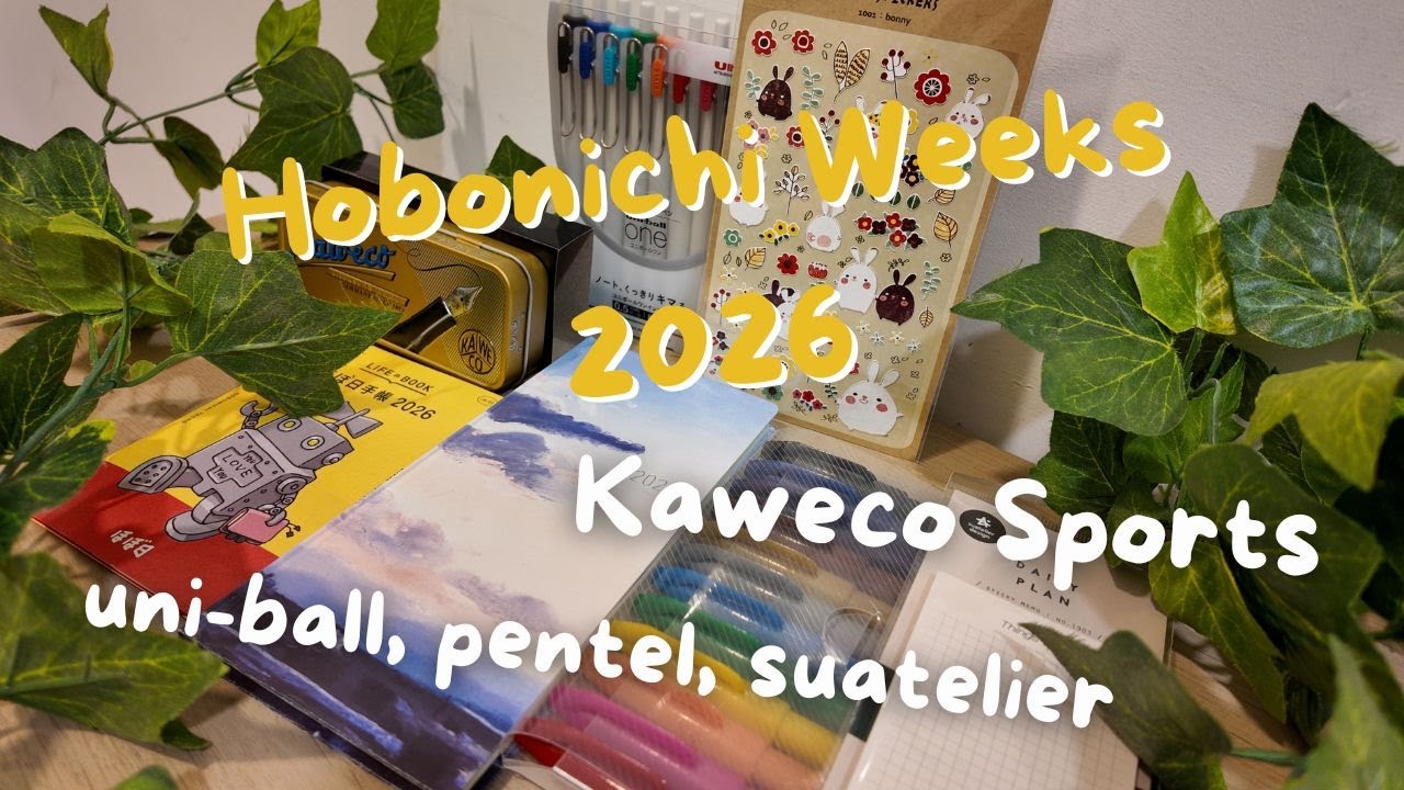 hobonichi alışverişi | hobonichi weeks vs kinbor weekly | kaweco sports | uni-ball one | pentel