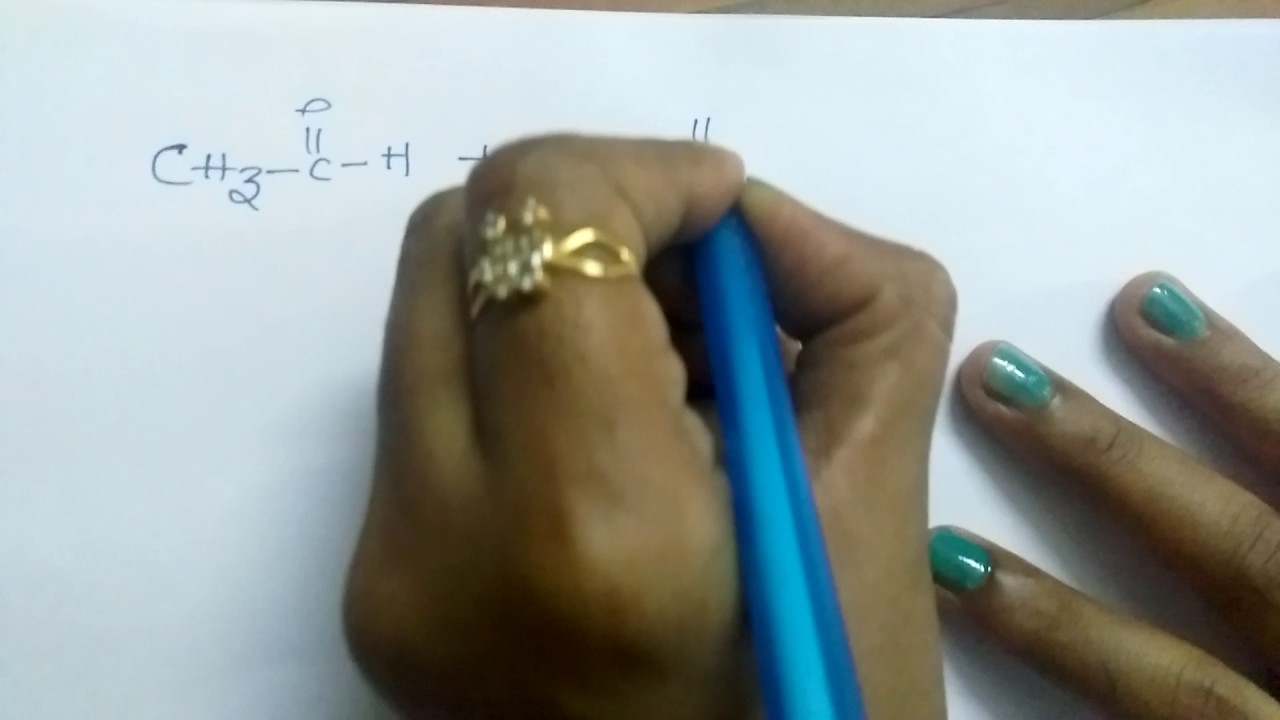 Trick to write the product  of Aldol and Cross Aldol Condensation.
