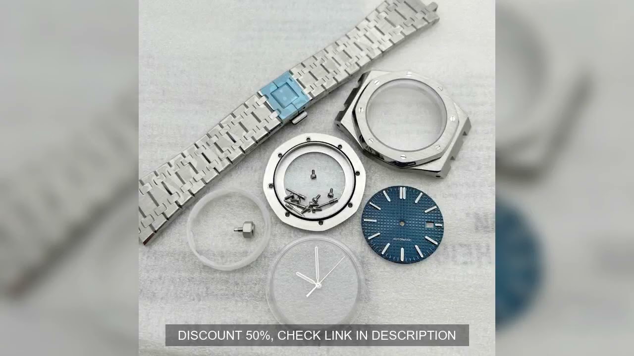 High Quality 41mm NH35 Case Bracelet Sapphire Glass Waterproof for Royal oak mod NH35 Automatic Move