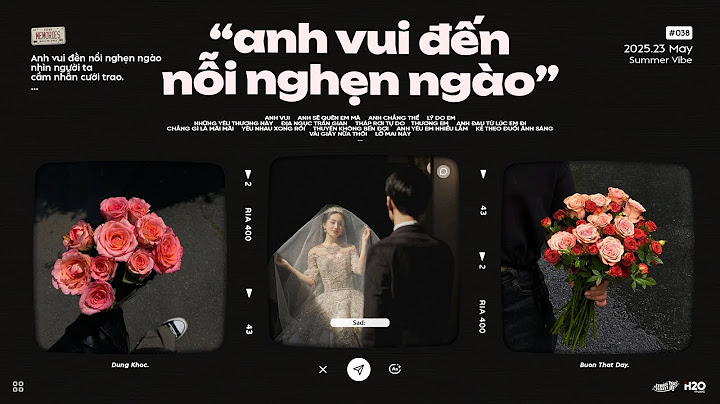 𝐏𝐥𝐚𝐲𝐥𝐢𝐬𝐭 anh vui đến nỗi nghẹn ngào, nhìn người ta cầm nhẫn cưới trao...