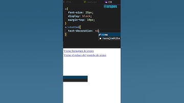 ¿Cómo funciona la pseudo-clase :visited?