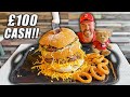 Unbeaten for 4 Years!! Hogan’s “Crusty Cob” Scottish Burger Challenge in Kilmarnock, Scotland!!