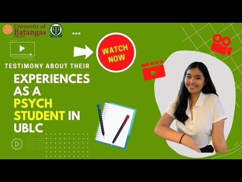 Psych Diary: Experiences as a Psychology Student in UBLC- Mariel Rodriguez