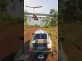 Jungle Rally Chaos: Porsche vs. Plane Under Bridge! #shorts