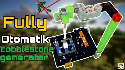 How To Make Fully Automatic Cobblestone Generator / Minecraft  / #2